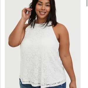 White Lace Goddess Tank